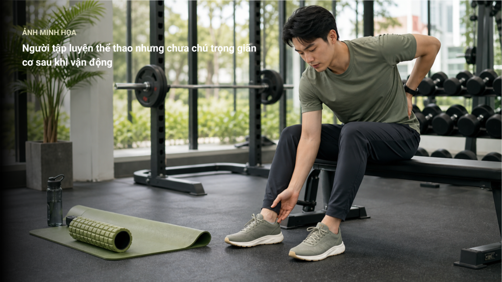 Chú trọng giãn cơ sau khi vận động